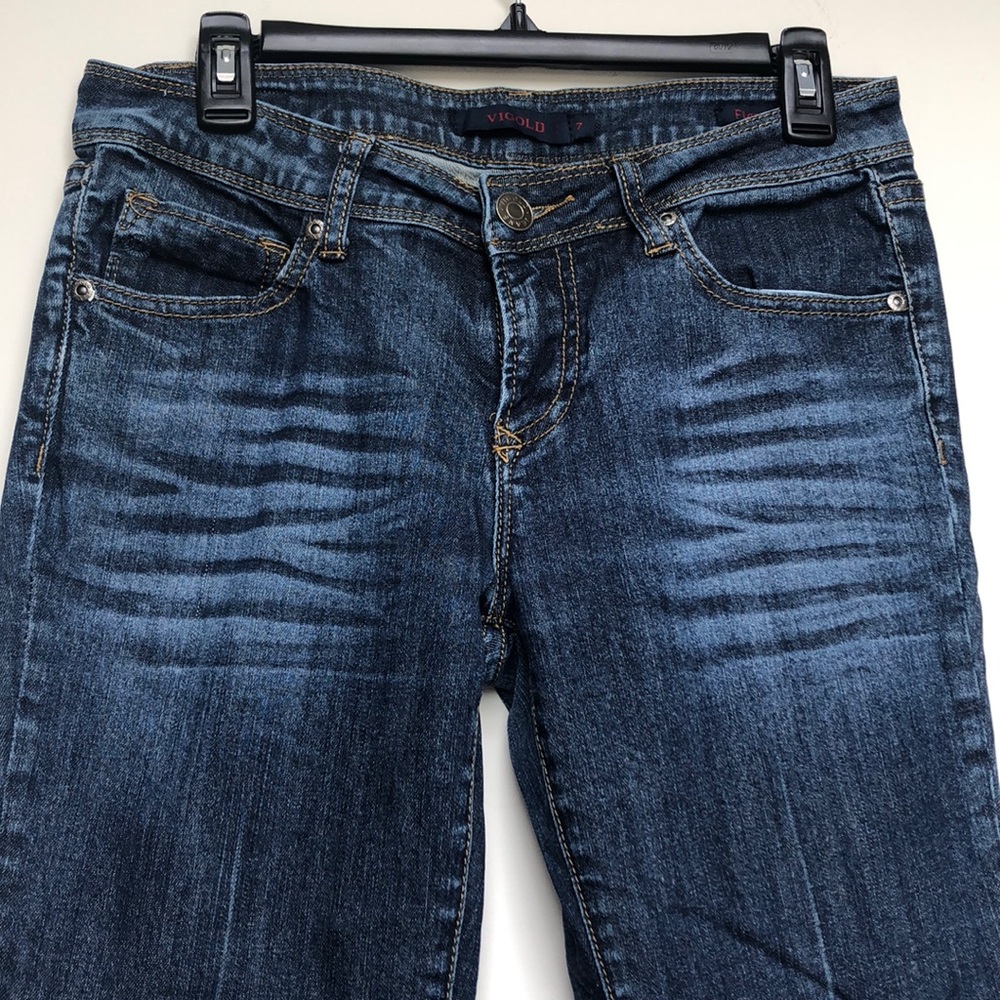 Vigold Dark Wash Flare Jeans Sz 7